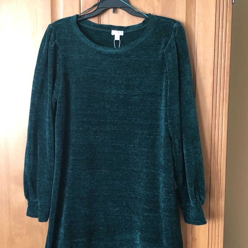 Emerald Sweater Dress